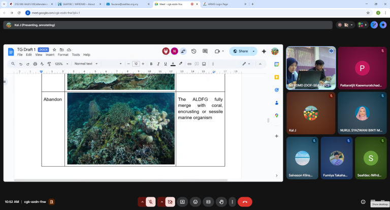 Internal meeting Marine debris 12.02